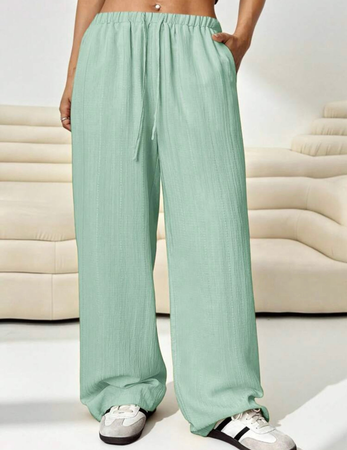 Plain Loose Pants