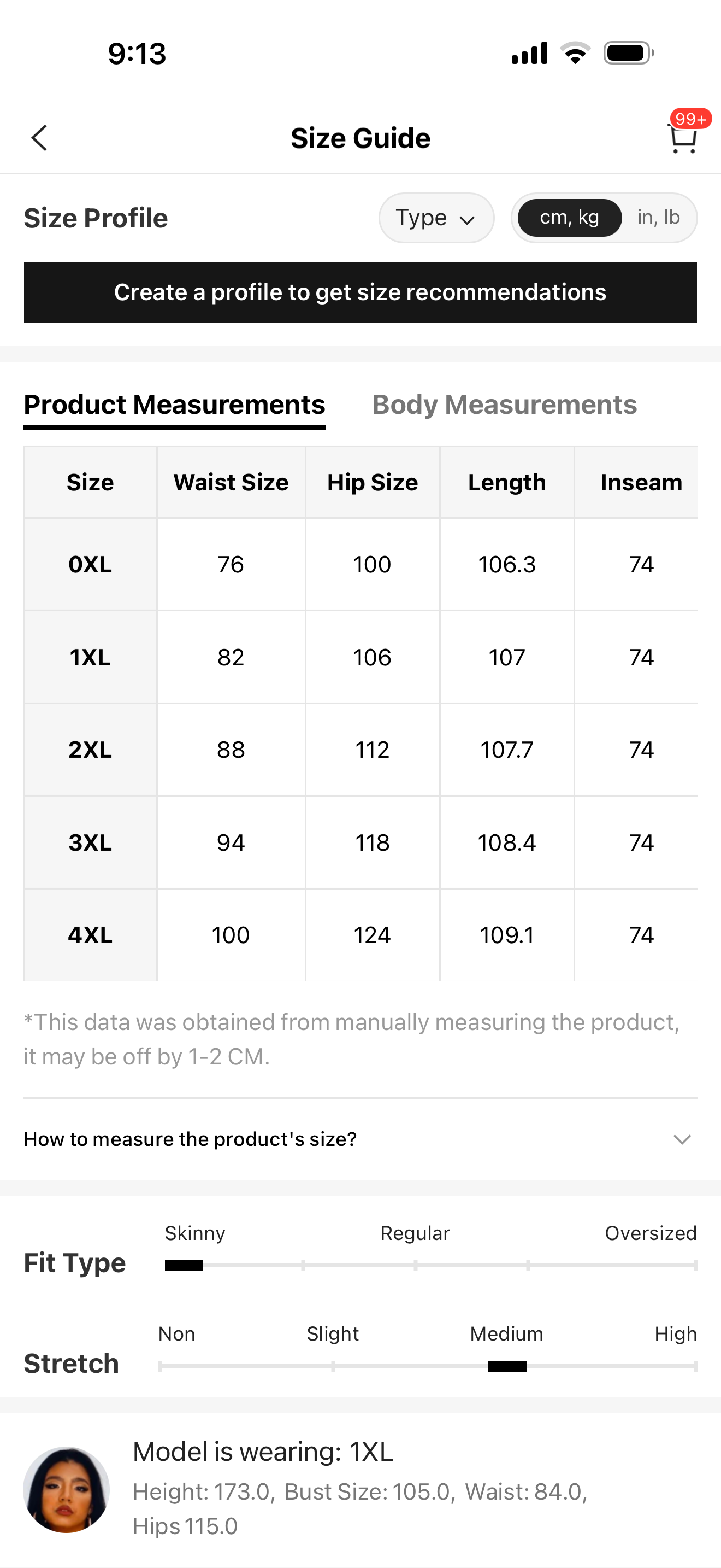 Flare Denim stretchy pants