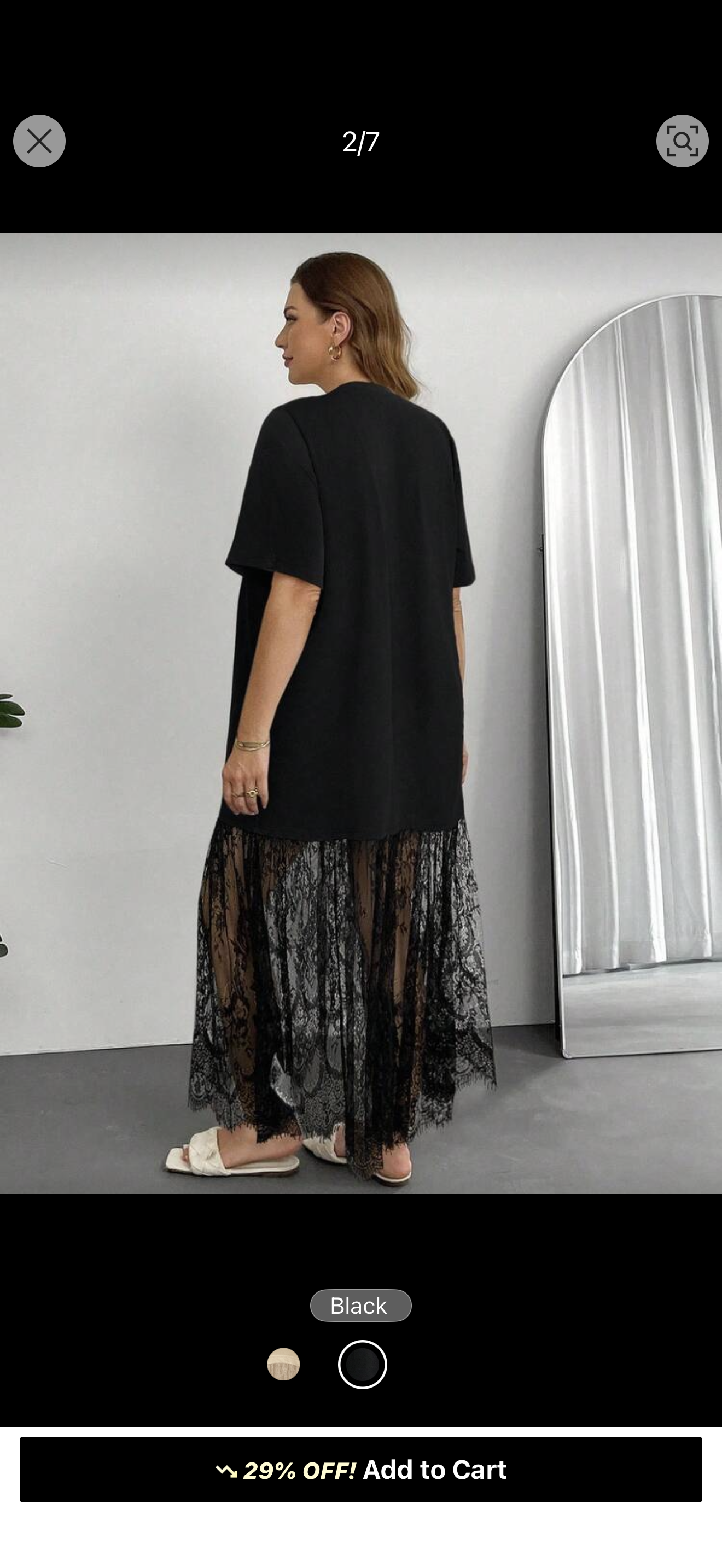 Casual cotton Lace dress