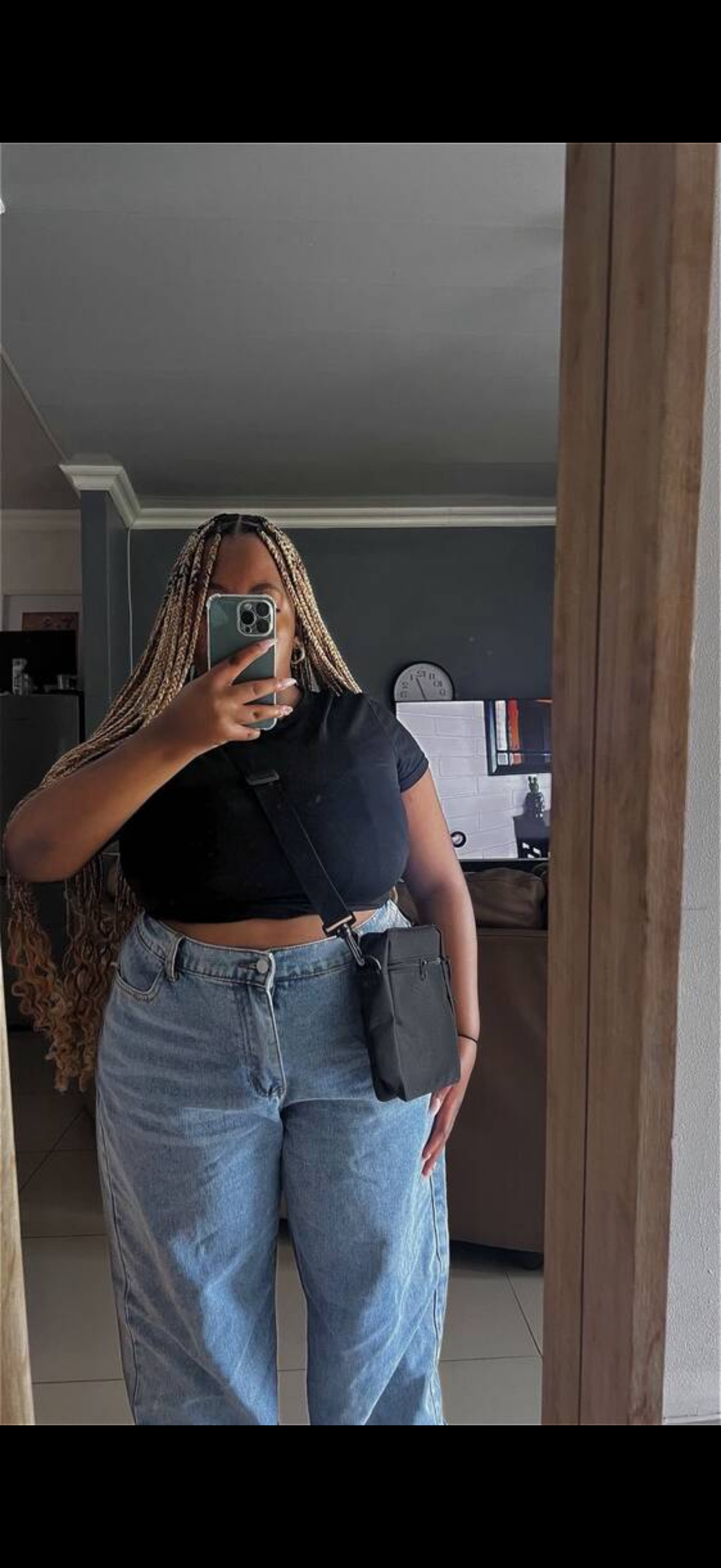 Straight leg Denim pants