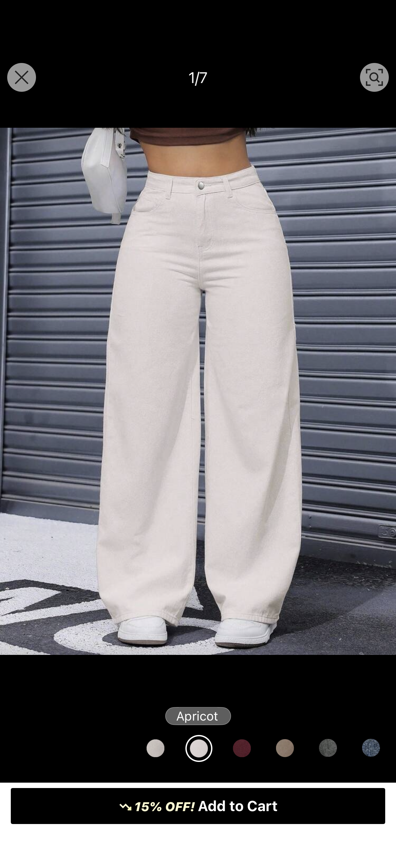 Straight leg Denim pants