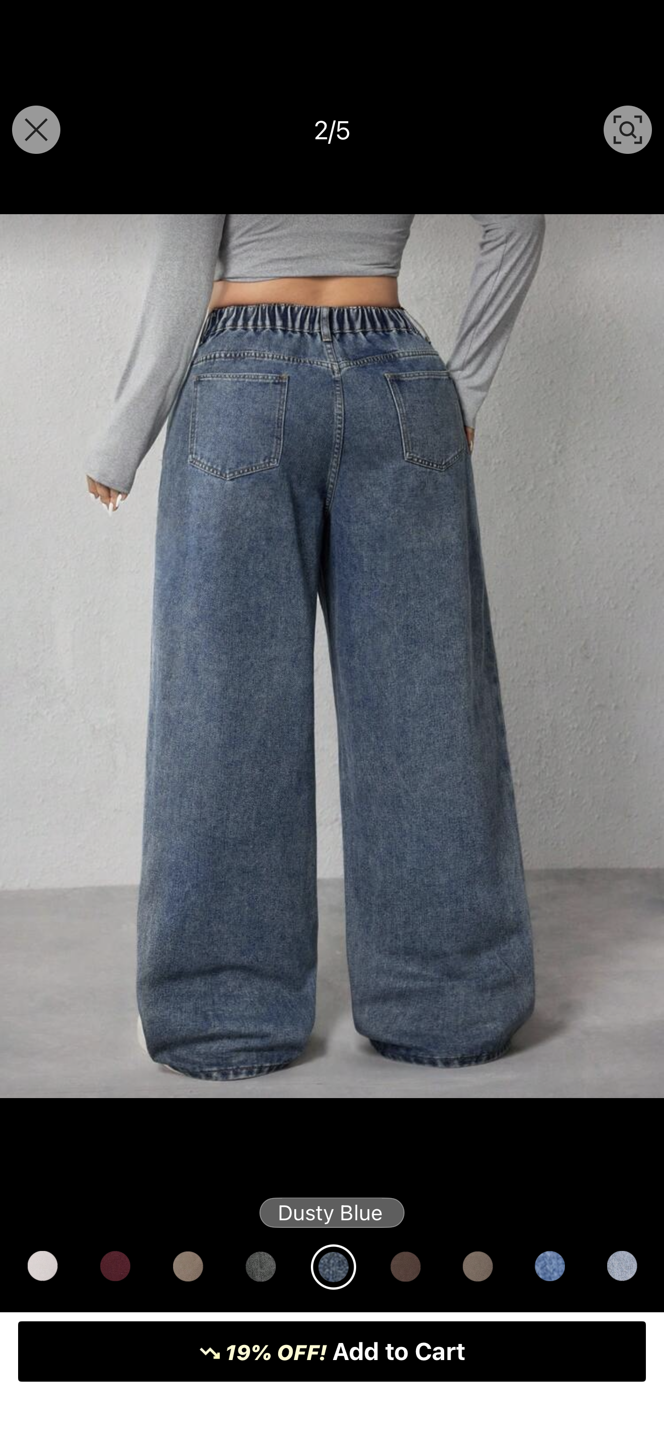 Straight leg Denim pants