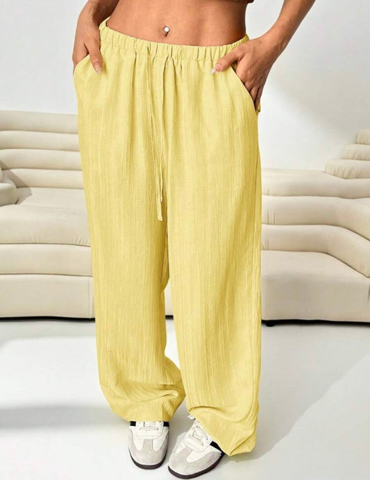 Plain Loose Pants