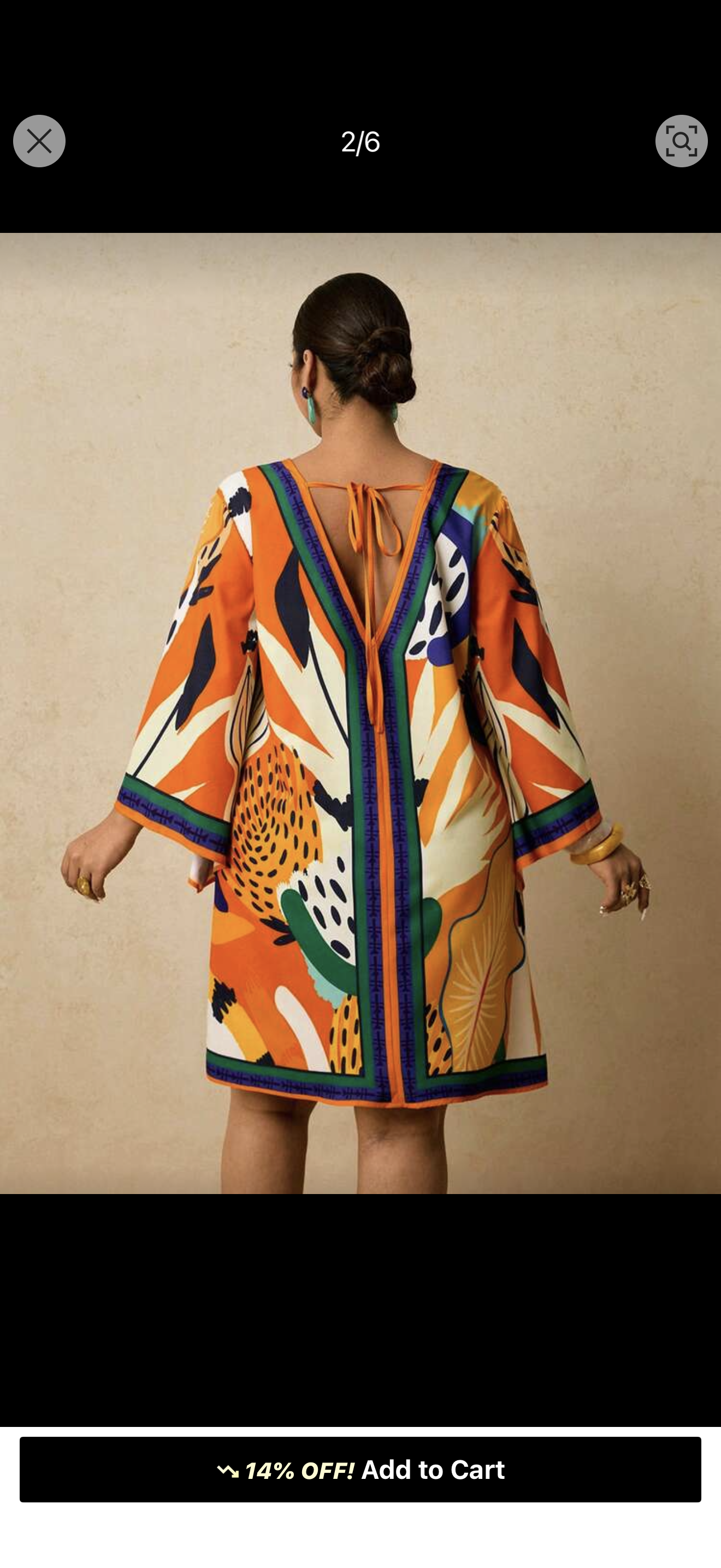 Dress with back tid