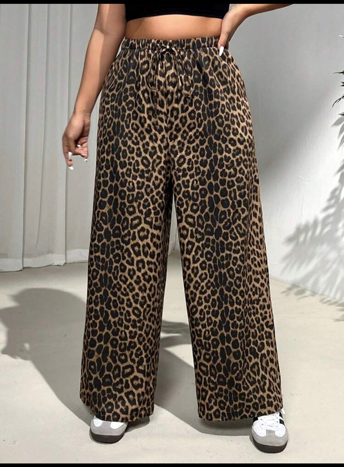 Tiger Plus-size Loose Pants