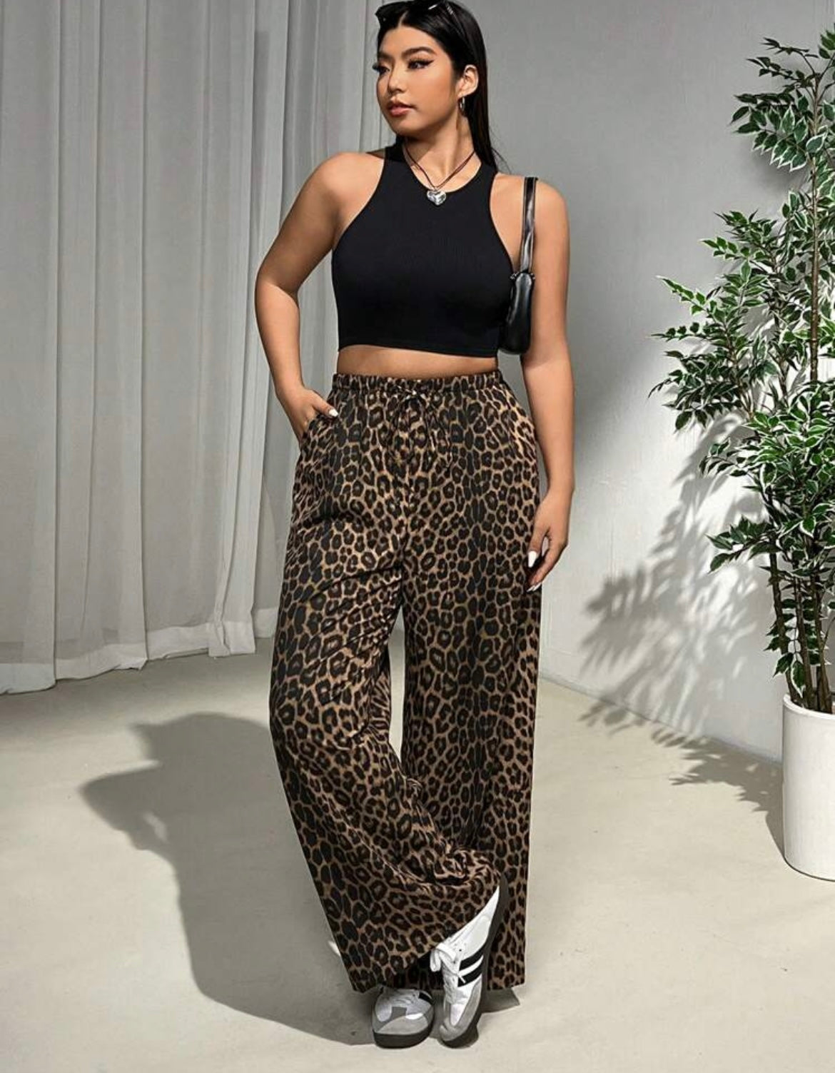 Tiger Plus-size Loose Pants