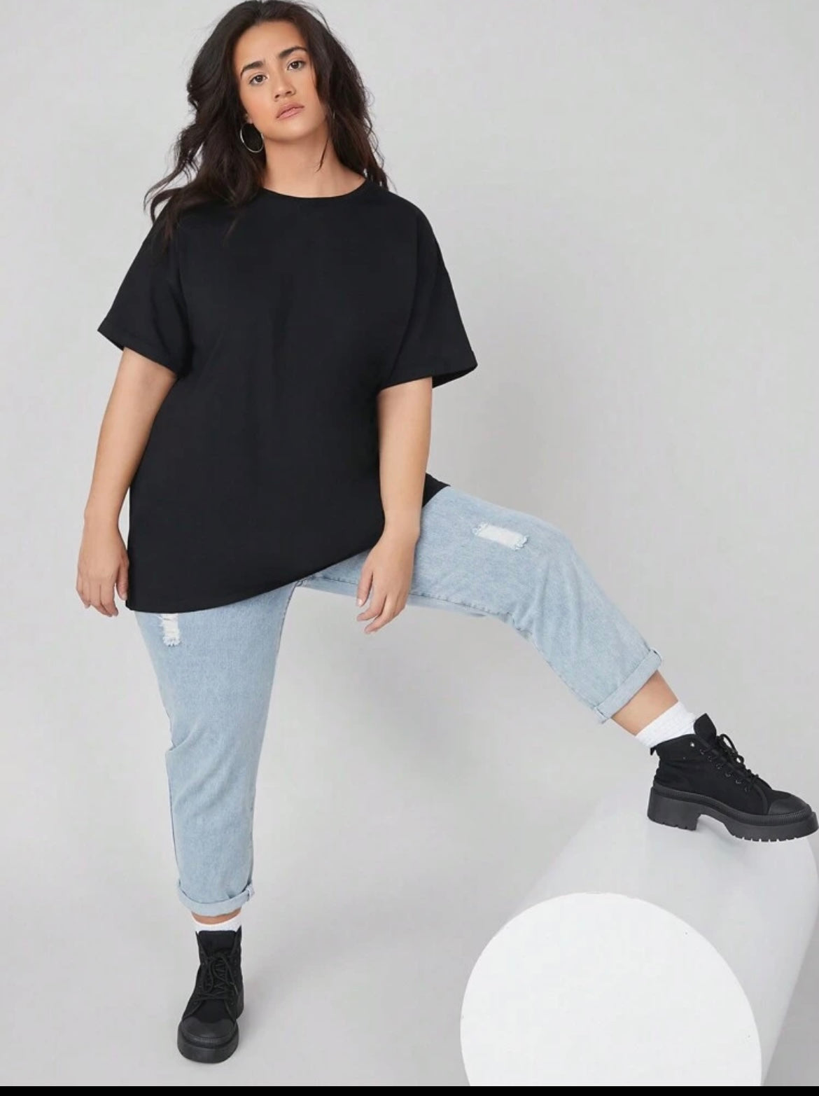Oversized Basic 100% cotton Shirt
