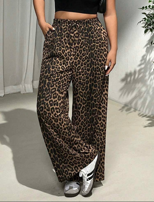 Tiger Plus-size Loose Pants