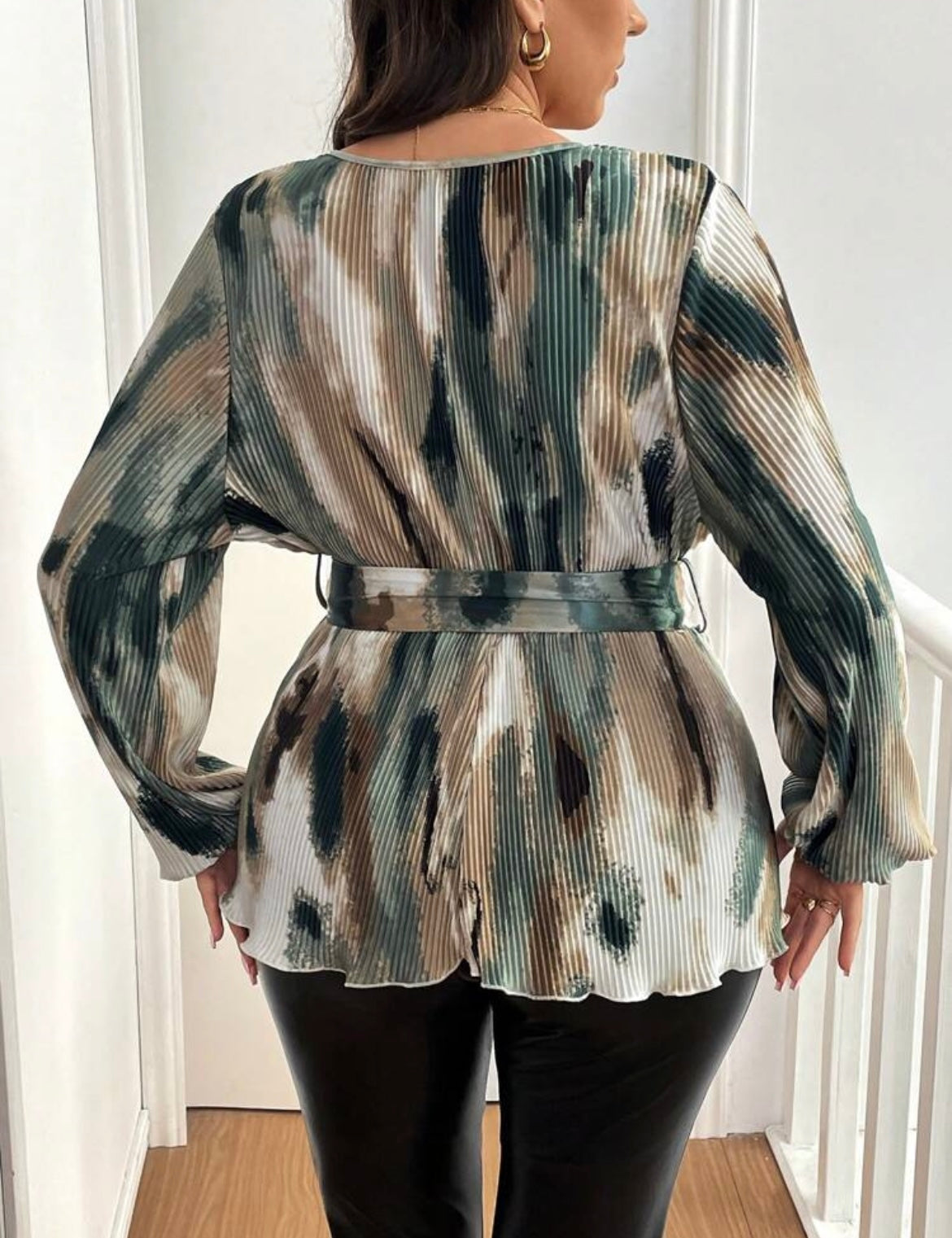 Multi Color Plus-size Blouse